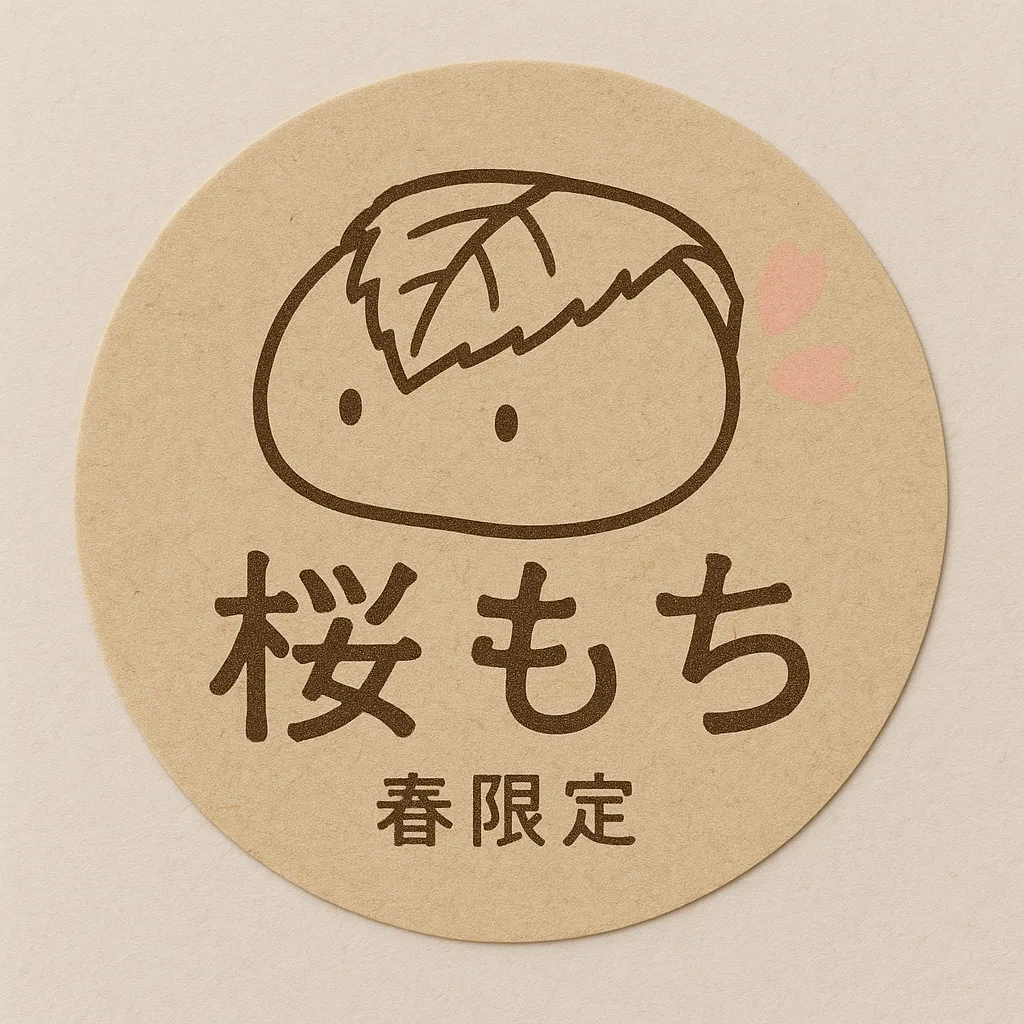 桜もち シンプルクラフト
