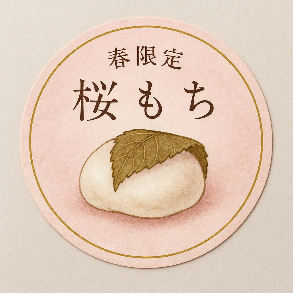桜もち リアル感伝える
