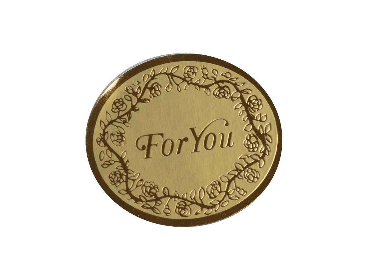 For You 金シール