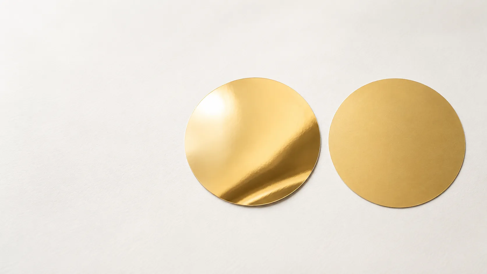 金シール・金ホイルシールのイメージ